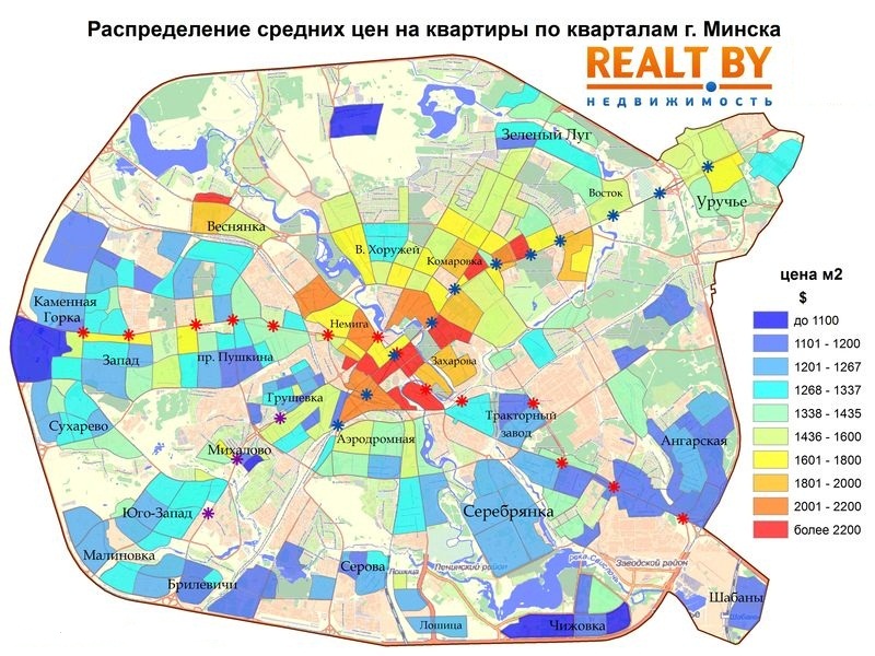 Минск карта магазинов